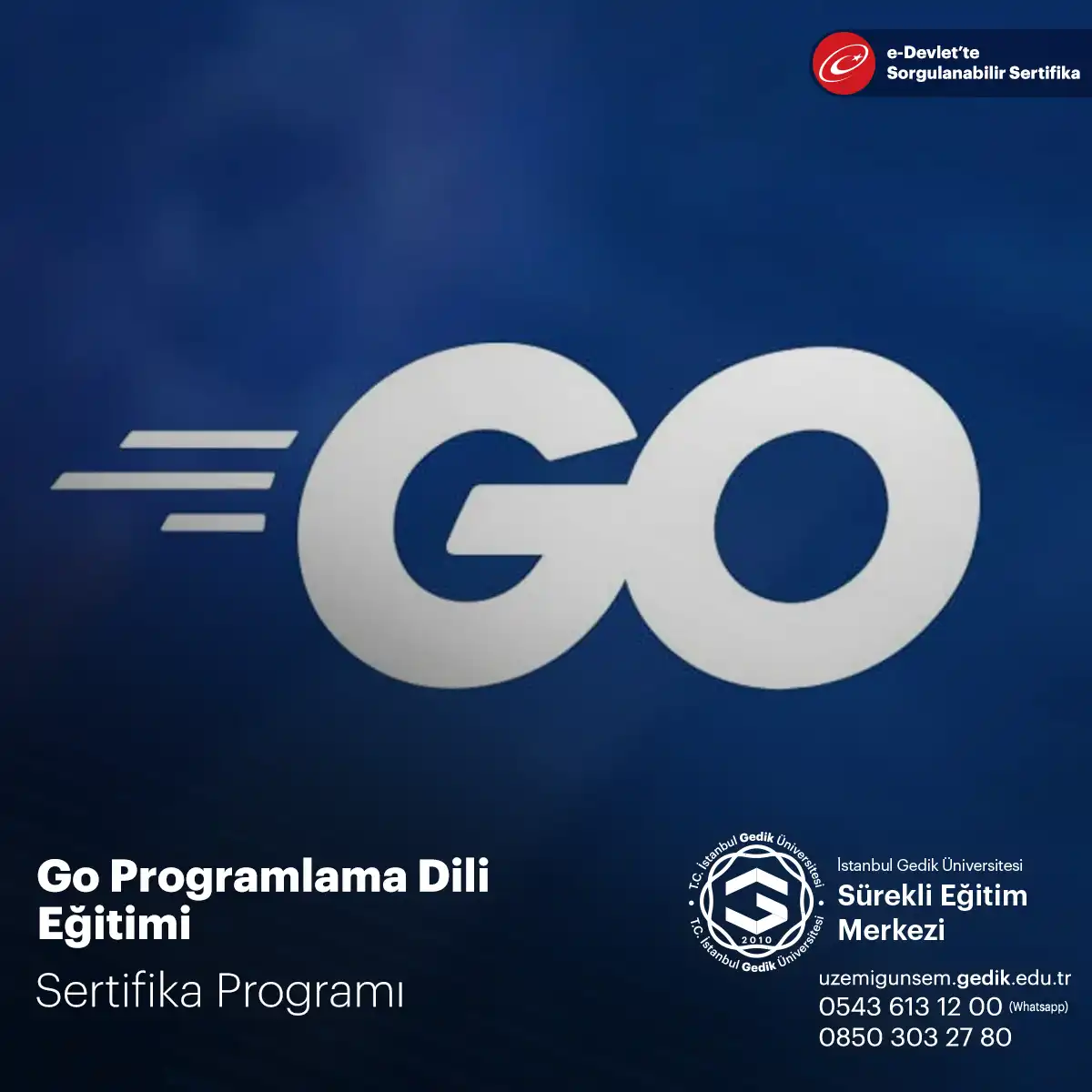 Go Programlama Dili Eğitimi Sertifika Programı